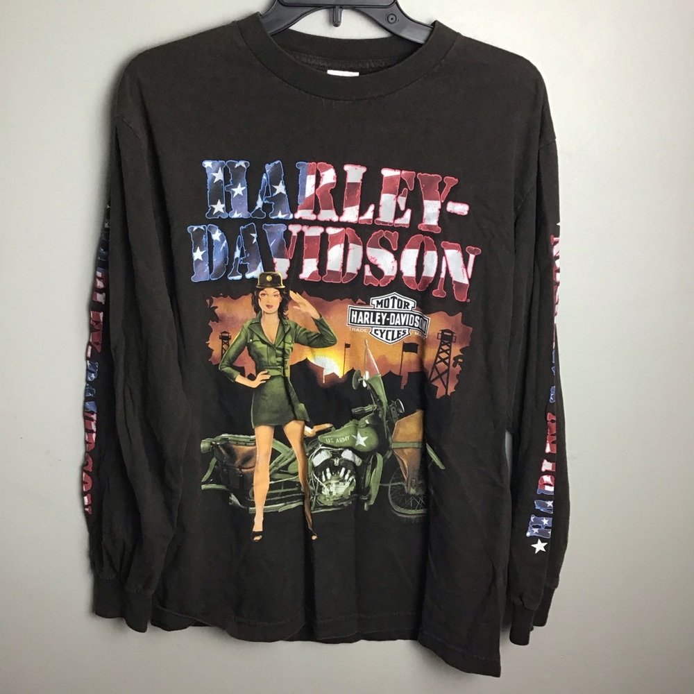 Harley Davidson Wisconsin long sleeve shirt size M
